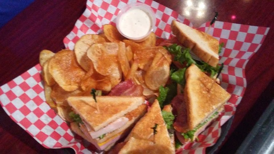 Club Sandwich with Homemade Chips